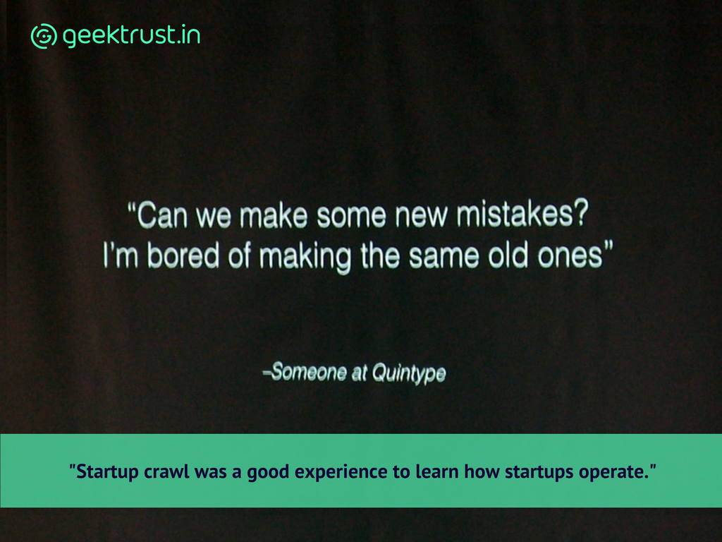 Every startup had a different story, a new approach - something to capture the imagination of the visitors.