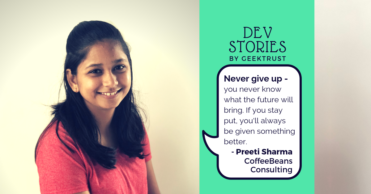 A Developer's Story - Preeti Sharma